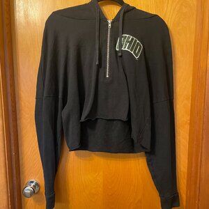 Pink with 5th and Ocean Ohio University Cropped Quarter Zip